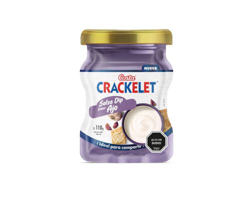 Salsa Crackelet Dip Ajo 110 gr
