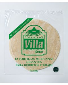 Tortilla Burrito/Wrap XL 12 uni x 810 gr