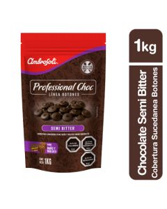 Cobertura Botones semi bitter 1 kg