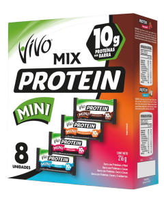  Barra de Proteina Mini Mix 8 Uni 27 gr 