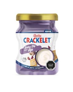  Salsa Crackelet Dip Ajo 110 gr 