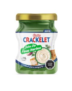  Salsa Crackelet Dip Finas Hierbas 110 gr 