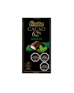 Chocolate Costa Cacao 62% Menta